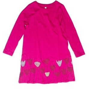 Tea Collection pink Tulip Border Dress